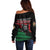 Happy Kenya Mashujaa Day Off Shoulder Sweater Honour Our Heroes, Heroines LT05 - Wonder Print Shop