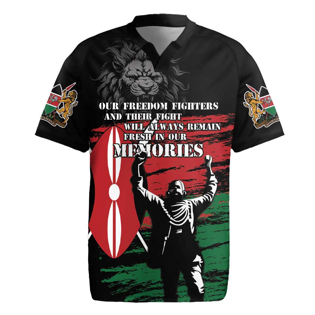 Happy Kenya Mashujaa Day Rugby Jersey Honour Our Heroes, Heroines LT05 - Wonder Print Shop