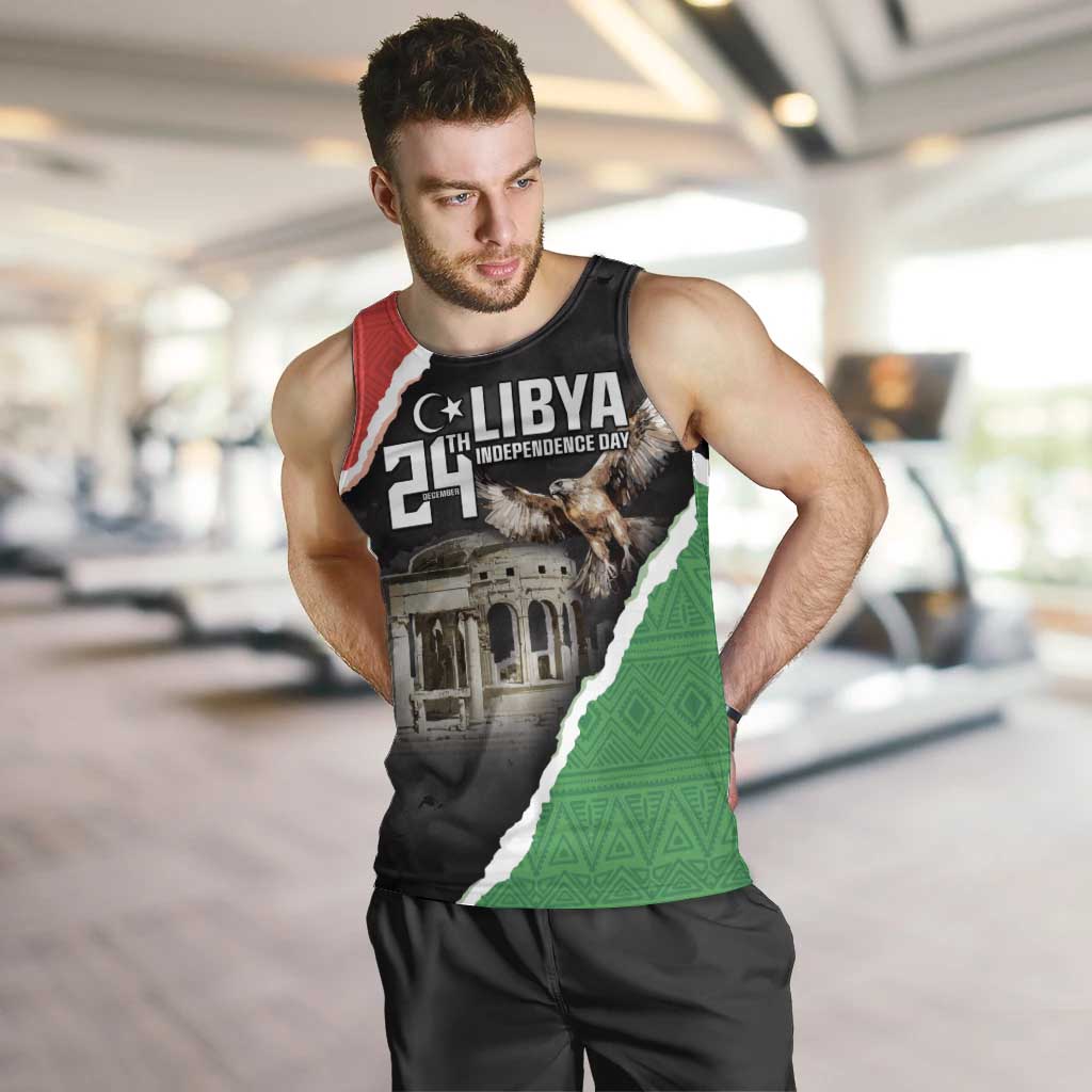 Happy Libya Independence Day Men Tank Top Libya In My Heart LT05 - Wonder Print Shop