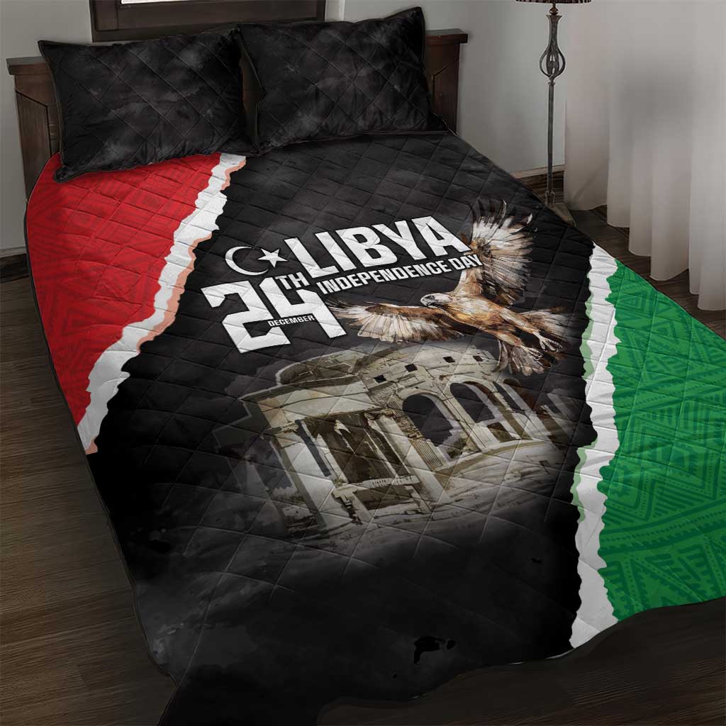 Happy Libya Independence Day Quilt Bed Set Libya In My Heart LT05 - Wonder Print Shop