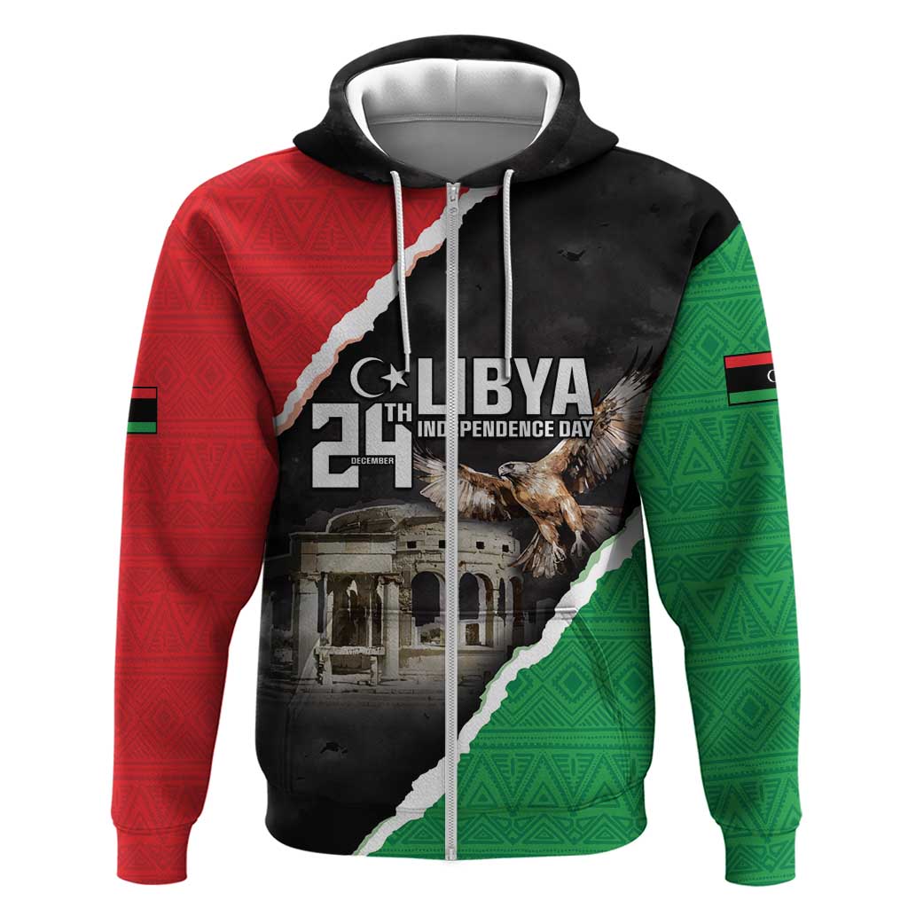 Happy Libya Independence Day Zip Hoodie Libya In My Heart LT05 - Wonder Print Shop