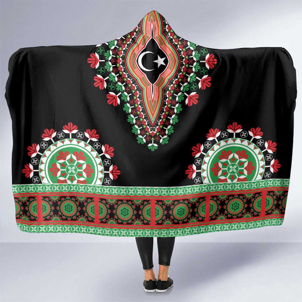 Libya Barbary Lion Hooded Blanket Dashiki Simple Style