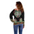 Libya Barbary Lion Off Shoulder Sweater Dashiki Simple Style LT05 - Wonder Print Shop