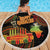 Kwanzaa Kinara Candles Beach Blanket African Tribal Pattern LT05 - Wonder Print Shop