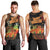 Kwanzaa Kinara Candles Men Tank Top African Tribal Pattern LT05 - Wonder Print Shop