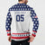 Custom United States Hockey Button Sweatshirt Go Champions USA