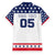 Custom United States Hockey Family Matching Off The Shoulder Long Sleeve Dress and Hawaiian Shirt Go Champions USA