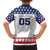 Custom United States Hockey Family Matching Off Shoulder Short Dress and Hawaiian Shirt Go Champions USA