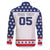 Custom United States Hockey Family Matching Off Shoulder Short Dress and Hawaiian Shirt Go Champions USA