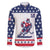 Custom United States Hockey Family Matching Puletasi and Hawaiian Shirt Go Champions USA