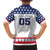 Custom United States Hockey Family Matching Short Sleeve Bodycon Dress and Hawaiian Shirt Go Champions USA