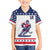 Custom United States Hockey Family Matching Short Sleeve Bodycon Dress and Hawaiian Shirt Go Champions USA