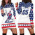 Custom United States Hockey Hoodie Dress Go Champions USA