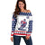 Custom United States Hockey Off Shoulder Sweater Go Champions USA