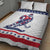 United States Hockey Quilt Bed Set Go Champions USA