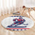 United States Hockey Round Carpet Go Champions USA