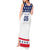 Custom United States Hockey Tank Maxi Dress Go Champions USA