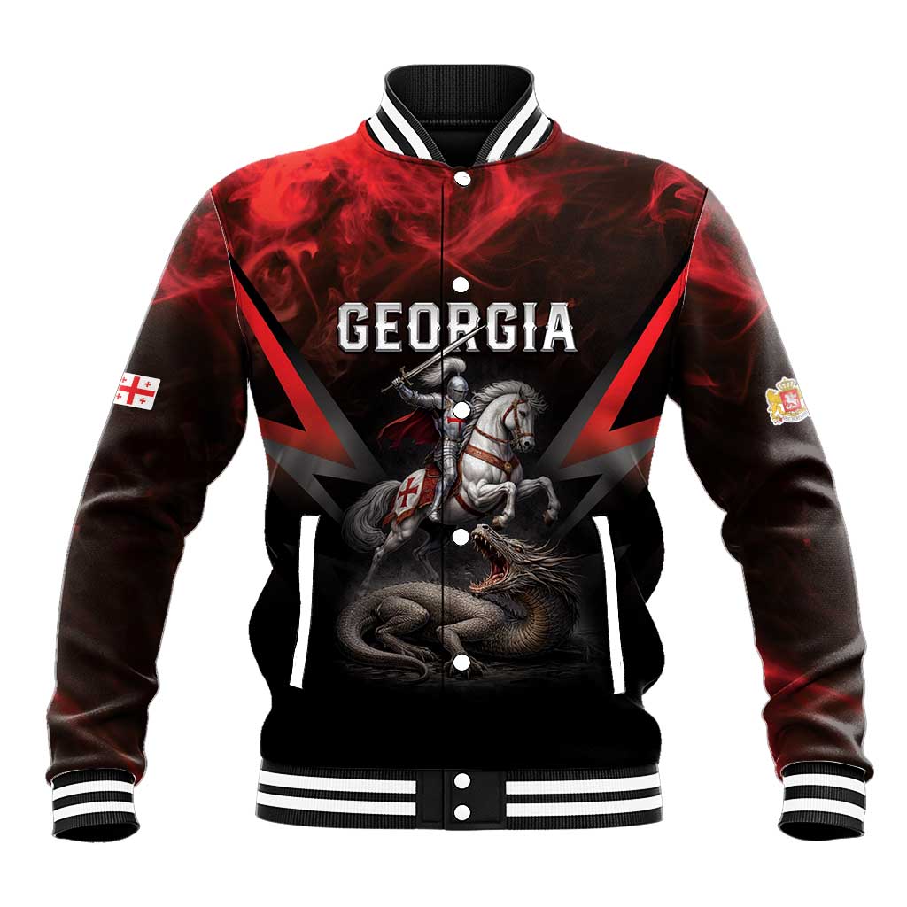 Georgia Coat Of Arms Baseball Jacket Saint George And The Dragon