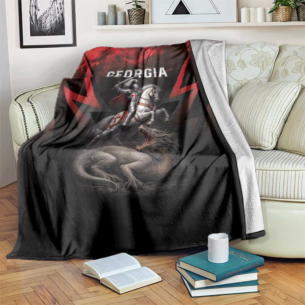 Georgia Coat Of Arms Blanket Saint George And The Dragon