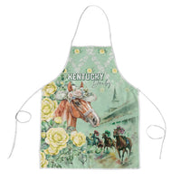 Kentucky Horse Racing Apron Rose Diamond Pattern Mint