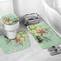 Kentucky Horse Racing Bathroom Set Rose Diamond Pattern Mint