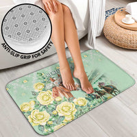 Kentucky Horse Racing Bathroom Set Rose Diamond Pattern Mint