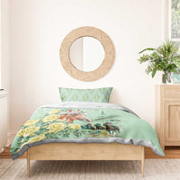 Kentucky Horse Racing Bedding Set Rose Diamond Pattern Mint