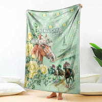 Kentucky Horse Racing Blanket Rose Diamond Pattern Mint