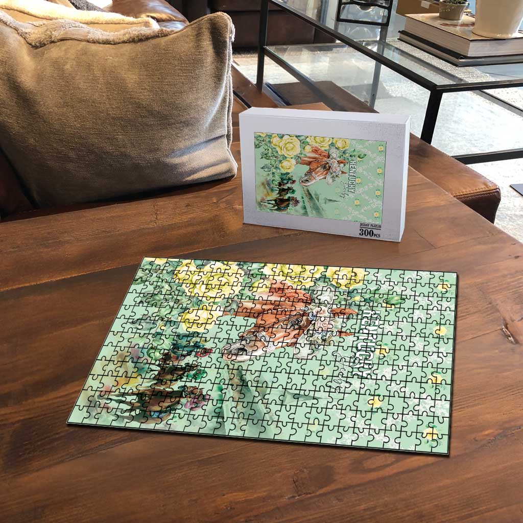 Kentucky Horse Racing Puzzle Rose Diamond Pattern Mint
