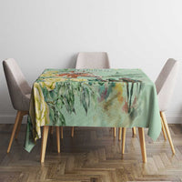Kentucky Horse Racing Tablecloth Rose Diamond Pattern Mint