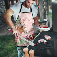 Kentucky Horse Racing Apron Rose Diamond Pattern Pink