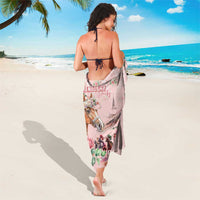 Kentucky Horse Racing Sarong Rose Diamond Pattern Pink