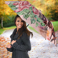 Kentucky Horse Racing Umbrella Rose Diamond Pattern Pink
