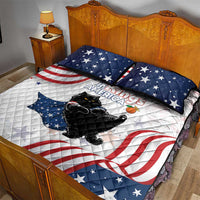 Funny Cat No Kings Quilt Bed Set Rejecting Kings Since 1776 - Wonder Print Shop
