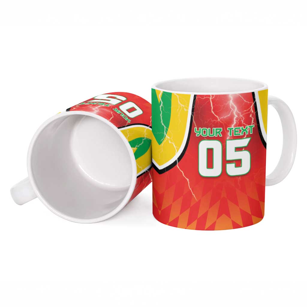 Custom Guyana Cricket Ceramic Mug Amazon Warriors Glorious Victory - Wonder Print Shop
