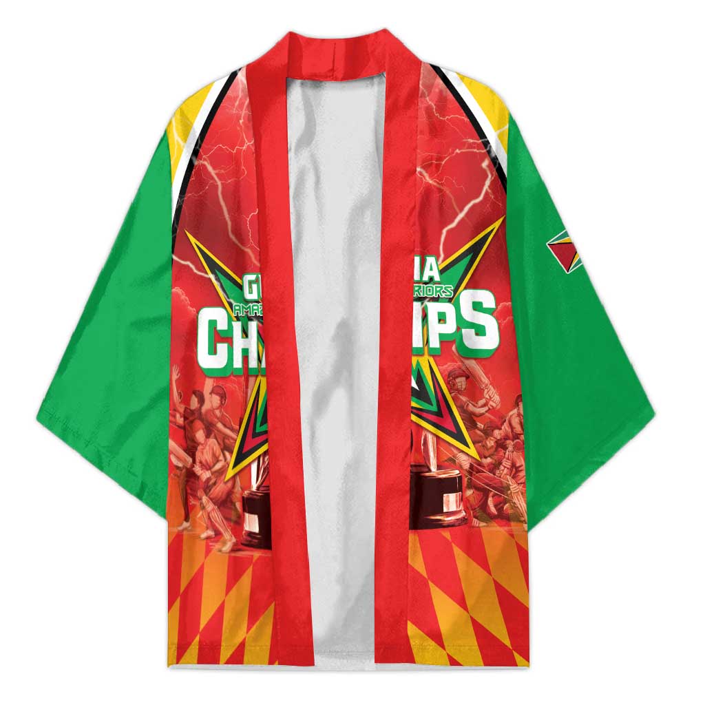 Custom Guyana Cricket Kimono Amazon Warriors Glorious Victory - Wonder Print Shop