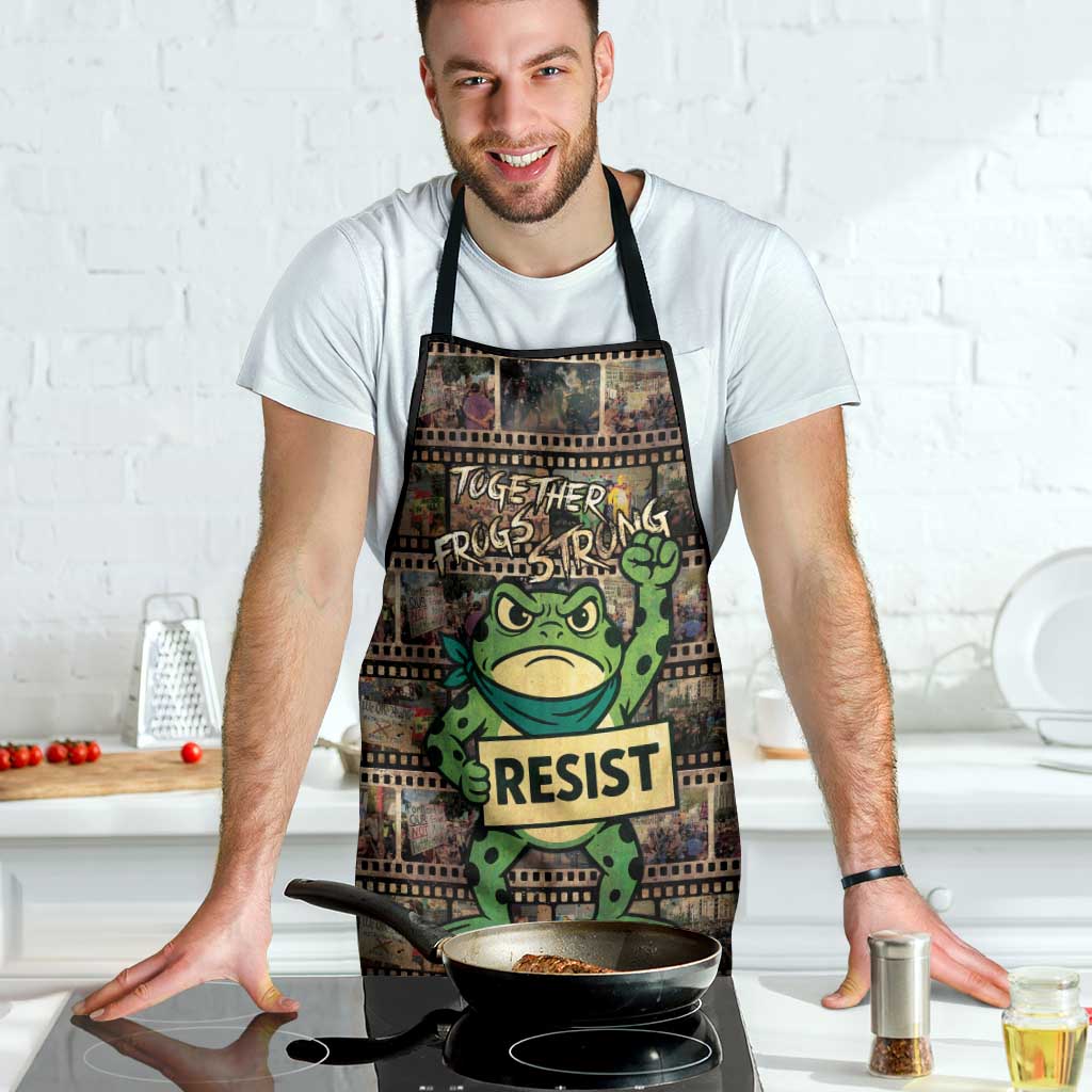 Resist Frog Apron Protest Free Portland LT05