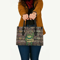 Resist Frog Leather Bag Protest Free Portland LT05
