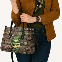 Resist Frog Leather Bag Protest Free Portland LT05