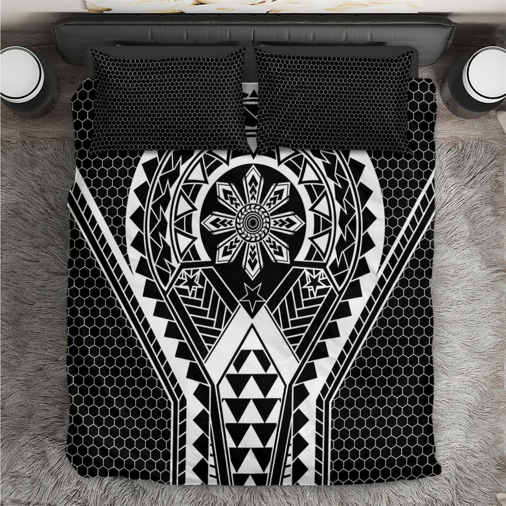 Philippines Batok Tribal Inspired Tattoo Black Bedding Set