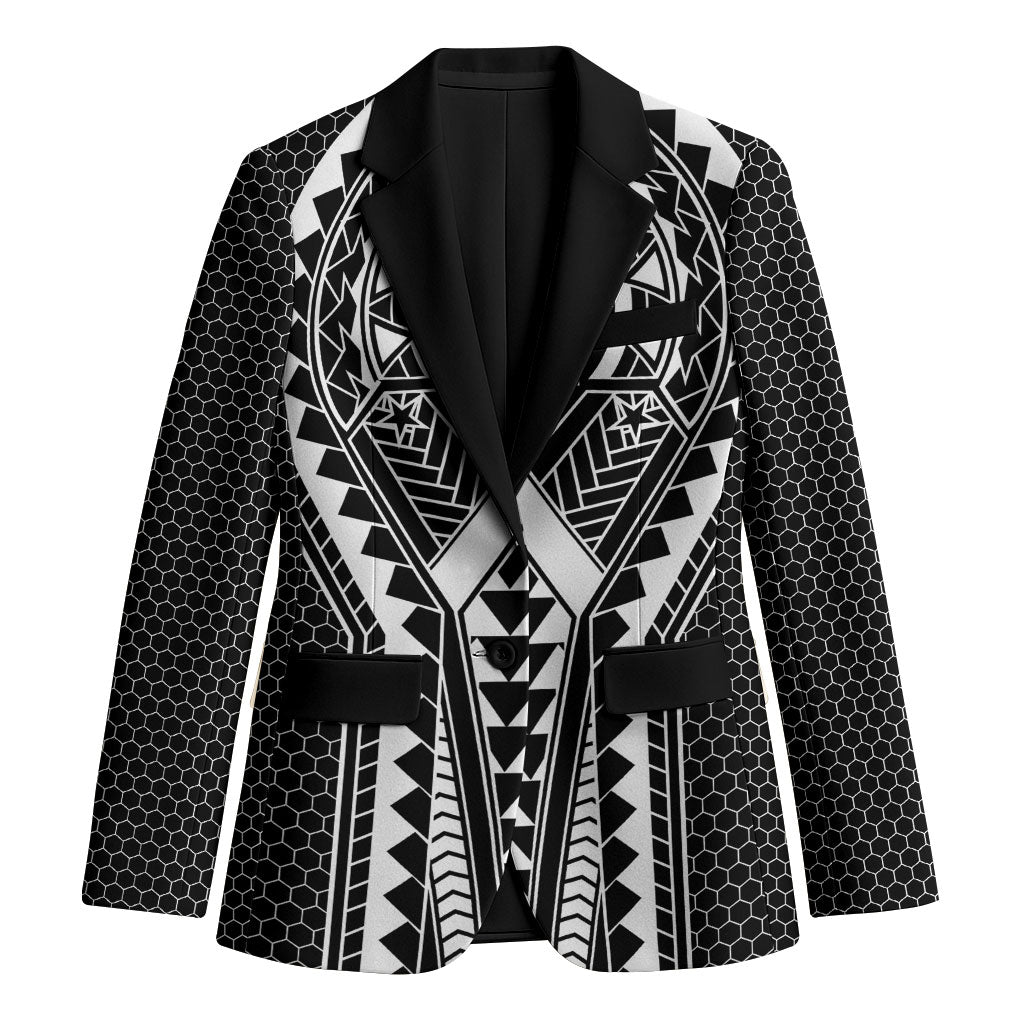 Philippines Batok Tribal Inspired Tattoo Black Blazer
