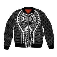 Philippines Batok Tribal Inspired Tattoo Black Bomber Jacket