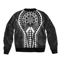 Philippines Batok Tribal Inspired Tattoo Black Bomber Jacket