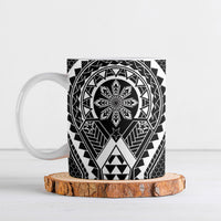 Philippines Batok Tribal Inspired Tattoo Black Ceramic Mug
