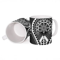 Philippines Batok Tribal Inspired Tattoo Black Ceramic Mug