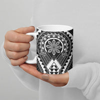 Philippines Batok Tribal Inspired Tattoo Black Ceramic Mug
