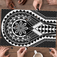 Philippines Batok Tribal Inspired Tattoo Black Puzzle