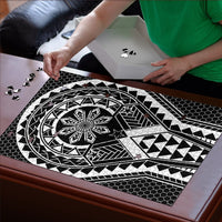 Philippines Batok Tribal Inspired Tattoo Black Puzzle
