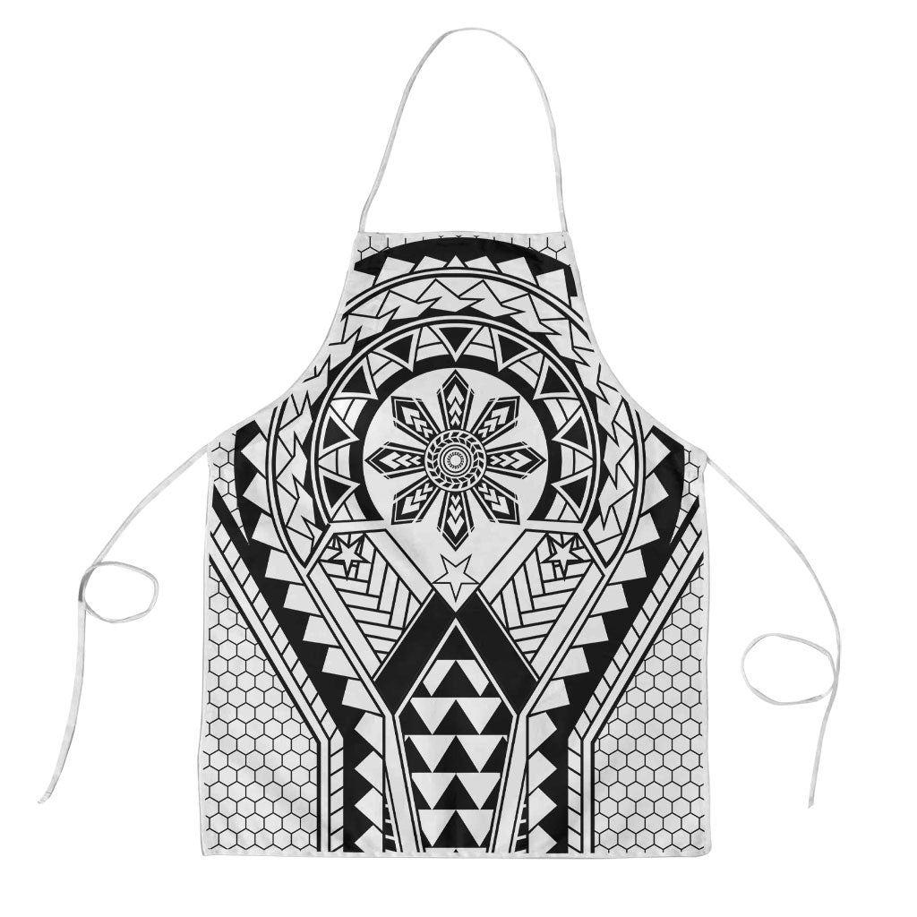 Philippines Batok Tribal Inspired Tattoo White Apron