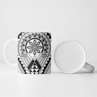 Philippines Batok Tribal Inspired Tattoo White Ceramic Mug